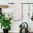thumbnail image 4 of Coquette Kitchen Towels - Pink Preppy Bow Girly Dish Towels,Cute Trendy Funky Bowknot Decorative Absorbent Dishcloths Hand Towels for Kitchen Home Bathroom Girls Drom Decor 18x26 Inches, 4 of 6