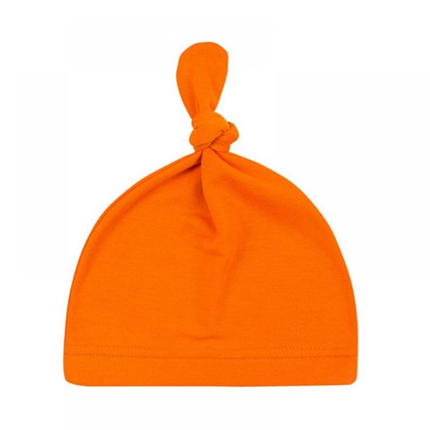 Baby Hats Newborn Organic Cotton Soft Knotted Cap, for 06 Months Old