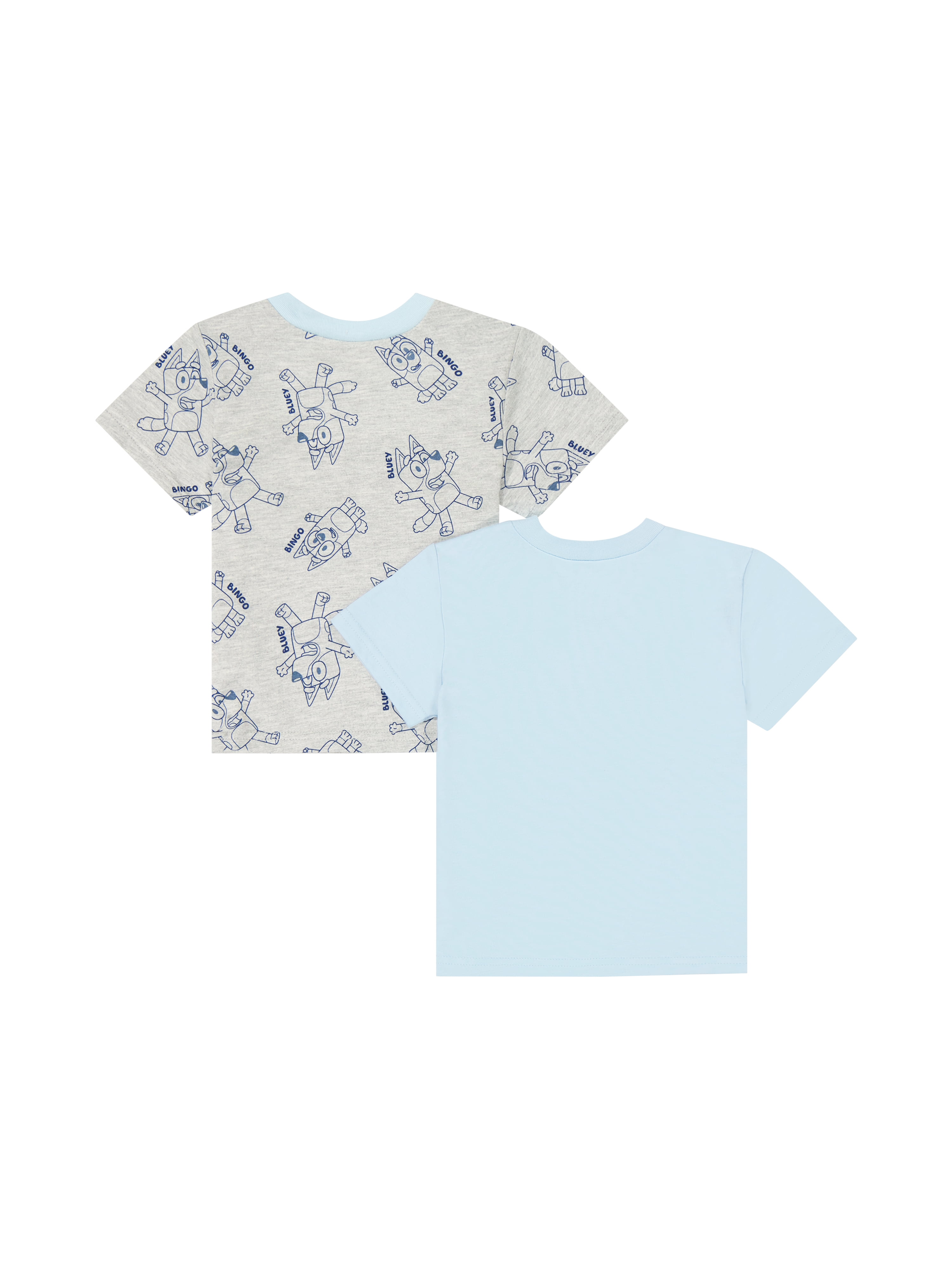 Bluey Baby Boy 2 Pack Short Sleeve Tee Shirts, Sizes 0/3 Months-24 Months