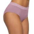 thumbnail image 5 of Black Bow Women 5 Pack Seamless Microfiber Hipster (Pink/Navy/Nude/Grey/Black, Large), 5 of 6