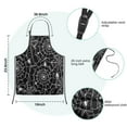 thumbnail image 7 of White Spider Webs and Spiders Kids Aprons for Girls and Boys,Adjustable Neck Strap Toddler Aprons for Kids Cooking Baking, 7 of 7