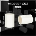 thumbnail image 2 of PVC Plastic Water Pipe Straight Connectors White 40x29.5mm Hole: 25mm, 2 of 6