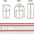thumbnail image 2 of 9 Color Choice 4pc Satin Vest Bow Tie Boy Suit Set Baby Toddler Kid Formal S-7, 2 of 2