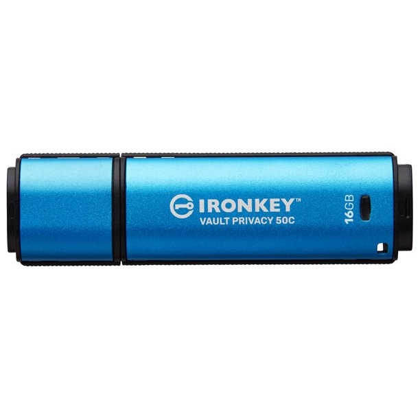Unidad flash Kingston Ironkey Vault Privacy 50 USB-C de 16 GB