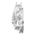 thumbnail image 4 of Odeerbi Kids Girls Summer Jumpsuit Tie-dye Bib Overalls Casual Sleeveless Rompers Long Pants with Pockets 5-14 Years Gray, 4 of 6