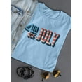 thumbnail image 3 of 4th Of July Vintage Banner T-Shirt Women -Image by Shutterstock, Female Large, 3 of 4