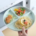 thumbnail image 3 of YAOMOBB Thickened Divided Plates Portion Control Divided Dinner Plates Microwave Safe Reusable Picnic Plates, 3 of 5