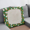 thumbnail image 3 of Renewold Snowman Gingerbread Man Green Stretch Sofa Cushion Cover Chair Sofa Slipcover Armchair Cushion Cover Furniture Protector Non-Slip Sofa Seat Cover with Elastic Bottom, S, 3 of 5