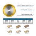 thumbnail image 5 of 3pcs 165x20mmm 24T 40T 48T Wood Cutting Dics Saw Blades Kit Titanium Coated Circular Saw Blade, 5 of 5