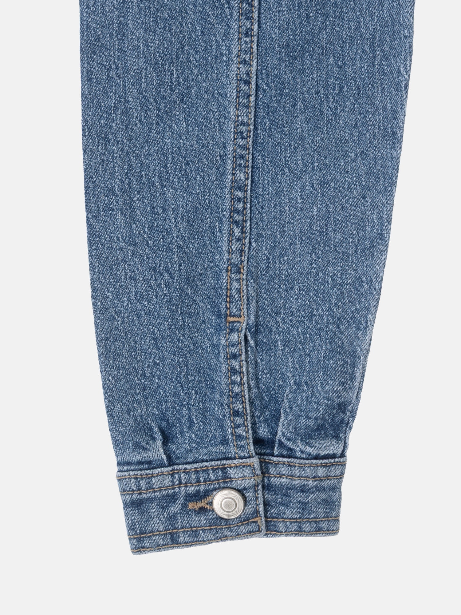 Wonder Nation Girls Denim Bubble Jacket, Sizes 4-18 & Plus
