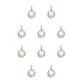 thumbnail image 1 of Minnieouse Joyería de piedra natal, accesorios de bricolaje, decoraciones de metal, collar, pendientes, llaveros, colgantes de fiesta, niñas, blanco 10Conjunto, 1 of 6