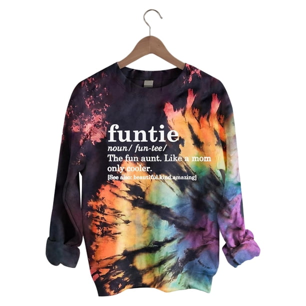 Sudaderas con cuello redondo de Halloween para mujer, jersey de Navidad de manga larga, corbata de moda Funtie S Yuyangstore Sudaderas de mujer