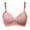Coffee, variant on Seamless Bra Women No Underwire Bra Feature V-Neck Push-up Bra Style W-516 Black 38