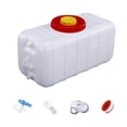 thumbnail image 1 of Kit de contenedor de agua, tanque dispensador de agua, gran capacidad, a prueba de fugas, jarra de camping, portátil para mochileros, viajes, pesca, 150 litros, 1 of 8
