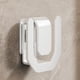 thumbnail image 5 of Perchero de Pared para Zapatillas | Organizador de Zapatos de Baño Sin Taladros | Estante Colgante de Metal Perforado para Zapatillas y Zapatos | Blanco o Gris | Diseño Compacto, 5 of 6