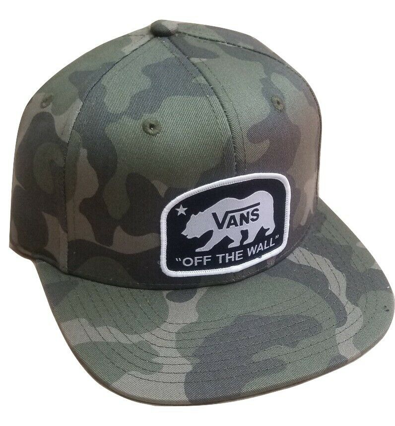 Vans Bearing Best Camo Snapback Hat Cap