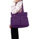 thumbnail image 2 of Canvas Tote Bag Waterproof Nylon Multi Pocket Shoulder Bags Laptop Work Bag Teacher Purse Handbag for Women Men, 2 of 5