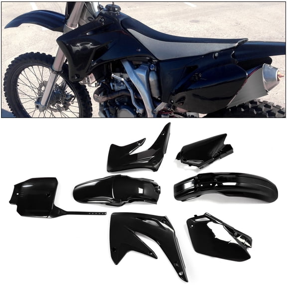 Kojem Complete Replacement Black Plastic Kit for 03 04 05 06 07 Honda CR85R