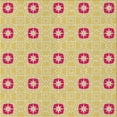 thumbnail image 1 of Ahgly Company Indoor Square Patterned Harvest Gold Novelty Area Rugs, 7' Square, 1 of 6