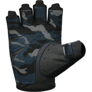 RDX Weight Lifting Gloves Fitness Bodybuilding Training Cycling Gym Equipment Blue Large