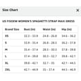 thumbnail image 6 of Summer Women Thin Shoulder Strap Sleeveless Side Slit Dress Bohemian Flowing Long Skirt, 6 of 6