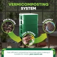 thumbnail image 3 of FCMP Outdoor Essential Living Worm Composter Bin, 4-Tray Indoor System, Green, 3 of 8