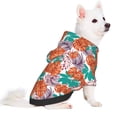 thumbnail image 2 of Fotbe Hawaiian Style Sudadera con Estampado para Perros Pequeños – Suéter con Capucha para Mascotas, Tela Suave de Forro Polar con Bolsillo-Small, 2 of 7