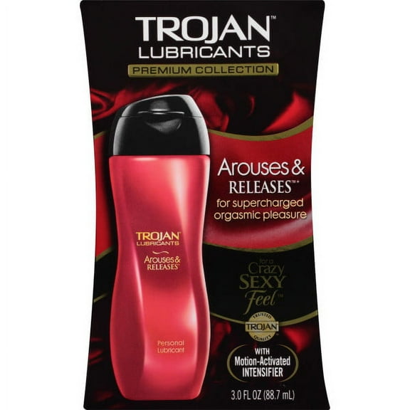 TROJAN Arouses & Releases Personal Lubricant 3.0 oz (Pack of 4)