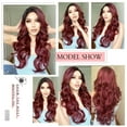 thumbnail image 4 of Clip pasador de pelo con flor de cristal negro precioso de Faship, 4 of 5