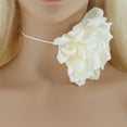 thumbnail image 2 of Unique Bargains 1 Pc Adjustable Choker Necklace Flower Delicate Floral Wristband for Women Beige, 2 of 6