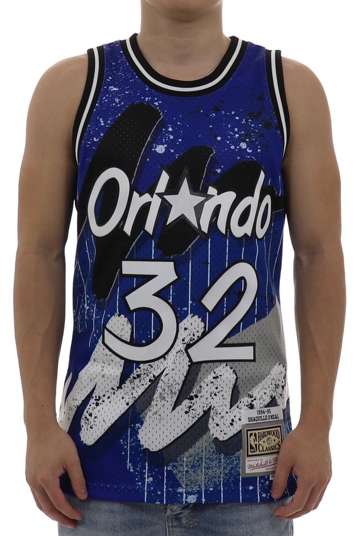 100% Authentic Shaquille O'Neal Mitchell Ness 94 95 Magic Jersey