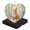 AX0164, variant on Funny Christmas Ornament,Realistic Illustration Of Adult Polar Bear,Xmas Heart-Shaped Ceramic Pendant