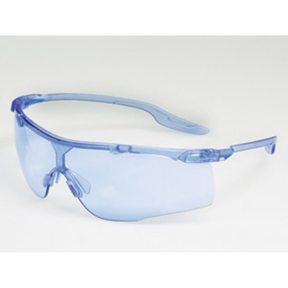 Radnor 64051268 Saffire Safety Glasses With Blue Frame And Light Blue