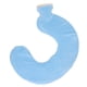 thumbnail image 3 of Bolsa de agua caliente en forma de U, de goma suave, con cuello cálido y funda de tela desmontable, color azul claro, 3 of 13