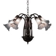 thumbnail image 6 of Meyda Tiffany 236535 Tiffany Pond Lily 7 Light 26" Wide Chandelier - MultiColor, 6 of 6