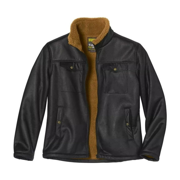 Atlas For Men Mens Sherpa Lined Bomber Jacket
