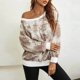 thumbnail image 5 of Gibobby Sudaderas para mujer oferta Suéter de Navidad para mujer cuello redondo manga larga suéter de Navidad casual para Navidad simple(Caqui,M), 5 of 5