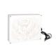 thumbnail image 1 of Creative 3D Mermaid Shadow Paper Night Light For Baby Bedroom Decor 21x16x3 Cm Stylish White 1Pack, 1 of 1