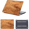 thumbnail image 1 of Pattern Case for MacBook 12 inch 2017 2016 2015 A1534 with Retina Display,Matte Frosted Plastic Laptop Hard Shell Case Protective Cover for MacBook A1534,Brown Wood Grain, 1 of 7