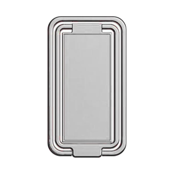 Soporte para anillo de teléfono, soporte para anillo de metal, diseño elegante y duradero, soporte para smartphone con anillos para la mayoría de los Plata