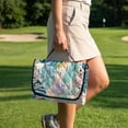 thumbnail image 4 of Whosucclay Tropical Leaves Golf Cart Seat Cover, 4 Convenient Pockets Golf Cart Seat Covers for 2-Seater Golf Cart EZGO Yamaha Carts Club Car, 51.18 x 30.3 inches, 4 of 9