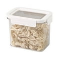 thumbnail image 1 of EGNMCR Storage Containers Airtight Cereal Storage Container, Clear1.1L Airtight Kitchen Food Storage Container With Lids For Grain, Sugar, Flour, Rice, Nut, Snacks storage tank, 1 of 6