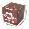 thumbnail image 3 of Xihbxyly Solo Productos Fabricados En Estados Unidos Caja de Regalo Navideña Tridimensional Caja de Papel Caja de Regalo Navideña de Papá Noel Caja de Dulces, 3 of 6