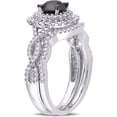 thumbnail image 3 of Everly Women's Diamond 10k White Gold Bridal Set, 3 of 6
