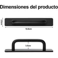 thumbnail image 2 of Tiradores para Cajones sin Taladro, 8 Piezas Jaladeras para Cajones Autoadhesivos, Agarraderas para Cajones Negro, Adecuado para Armarios, Puertas, Baño, Cocina Jaladeras, 2 of 6