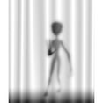 thumbnail image 2 of CafePress - Grey Alien Silhouette Throw Blanket - Soft Fleece Throw Blanket, 50"x60" for All Ages, 2 of 4