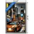 thumbnail image 3 of New York - Times Square Wall Poster, 14.725" x 22.375", Framed, 3 of 3