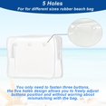 thumbnail image 4 of Bolsa de inserción transparente para bolsa de playa de PVC impermeable, 4 of 8