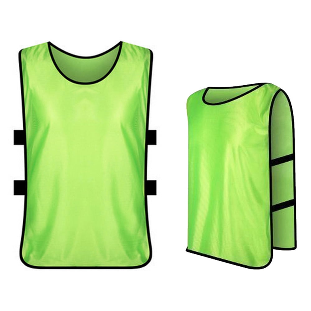 12 PCS Adults Soccer Pinnies Quick Drying Football Jerseys Vest ...