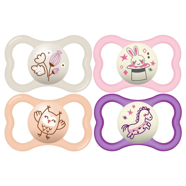 Chupete MAM Air Night & Day para pieles sensibles 6-16M Girl 4C